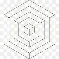 扁平化斜线边框