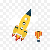 火箭和热气球