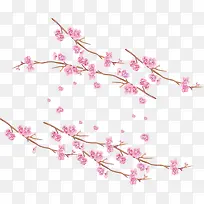 花枝中式艺术插花
