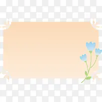 黄色春季花朵背景