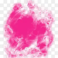 唯美的粉红色云彩状墨迹