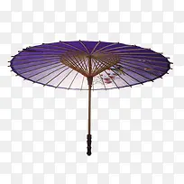 紫色油纸伞