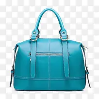 蓝色的女款手提包