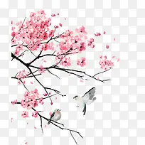 手绘粉色浪漫樱花节