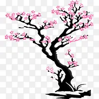 手绘桃花