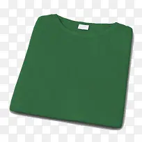 叠起来的绿色衣服