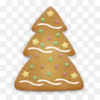 圣诞饼干树图标