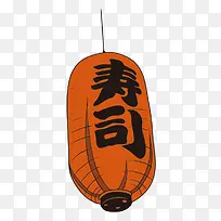 卡通日式寿司灯笼