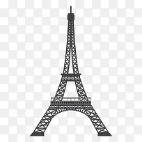 巴黎埃菲尔铁塔建筑旅游景点