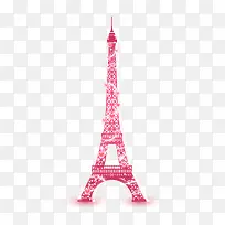 粉色的铁塔