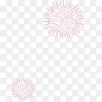 紫色节日绚丽烟花