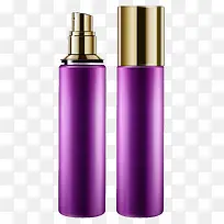 紫色按压式化妆瓶