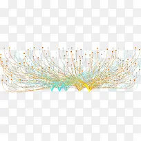 科技光网络脉路线条
