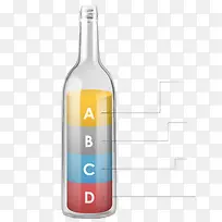 ABC玻璃瓶子PPT元素