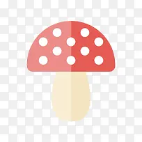 红灰色的蘑菇