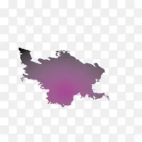 紫色渐变墨迹