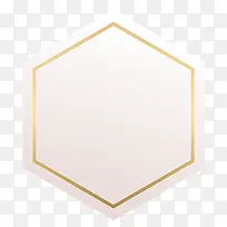 金色边框免抠素材