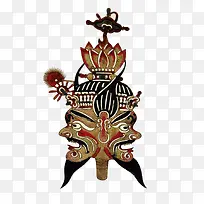 中国风神仙头揸皮影