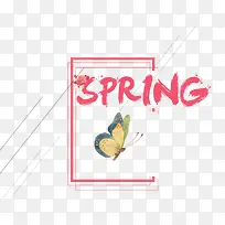 SPRING春艺术字
