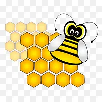 一只可爱的蜜蜂