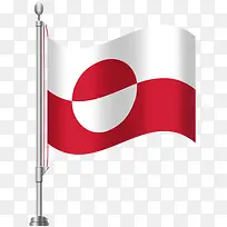 格陵兰国旗免扣素材