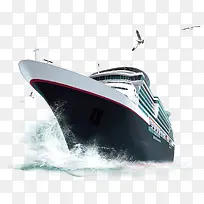 巨型轮船免抠PNG图片