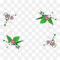 清新风花边