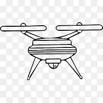 手绘的无人飞机效果图