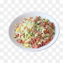 配料多可口火腿炒饭