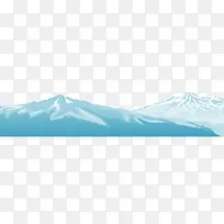 手绘山峰