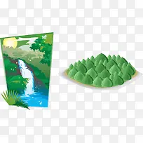水墨青山绿水
