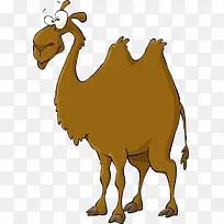 卡通手绘骆驼