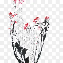 中国传统梅花素材图片