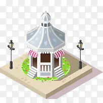 彩色公园设计素材