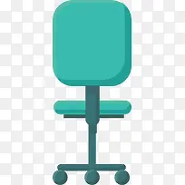 矢量图绿色的椅子