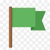 绿色旗帜