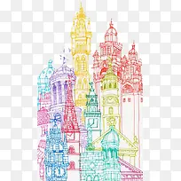 彩色城堡