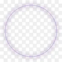 紫色简约光圈效果元素