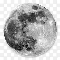 灰色月球免抠素材