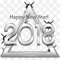 银色三角新年