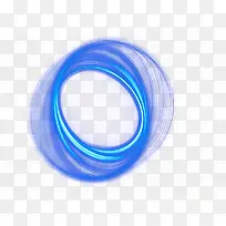 蓝色圆形重叠圆圈背景