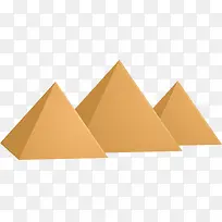 矢量图埃及的金字塔
