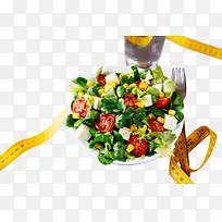 小清新减肥水果蔬菜沙拉