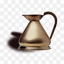 金色古朴酥油茶壶