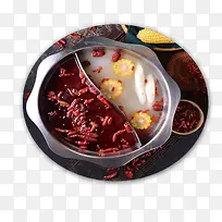 玉米菌汤红汤火锅