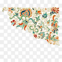 花卉图案图形矢量免抠图