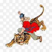 武松打虎素材