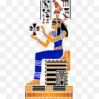 埃及古画素材免抠