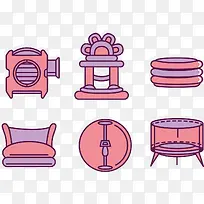矢量图需要充气的物品