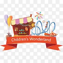 精美卡通儿童乐园logo图标